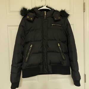 EXPRESS Black Puffer Jacket - Worn once!